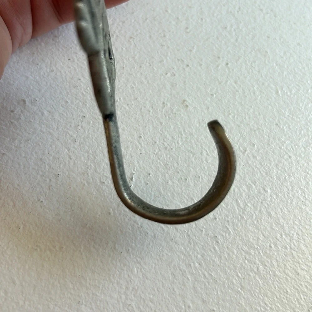 Vintage Metal leaf wall decor hanging hook